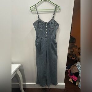 NWOT Hudson Grey Women's Denim Jumpsuit